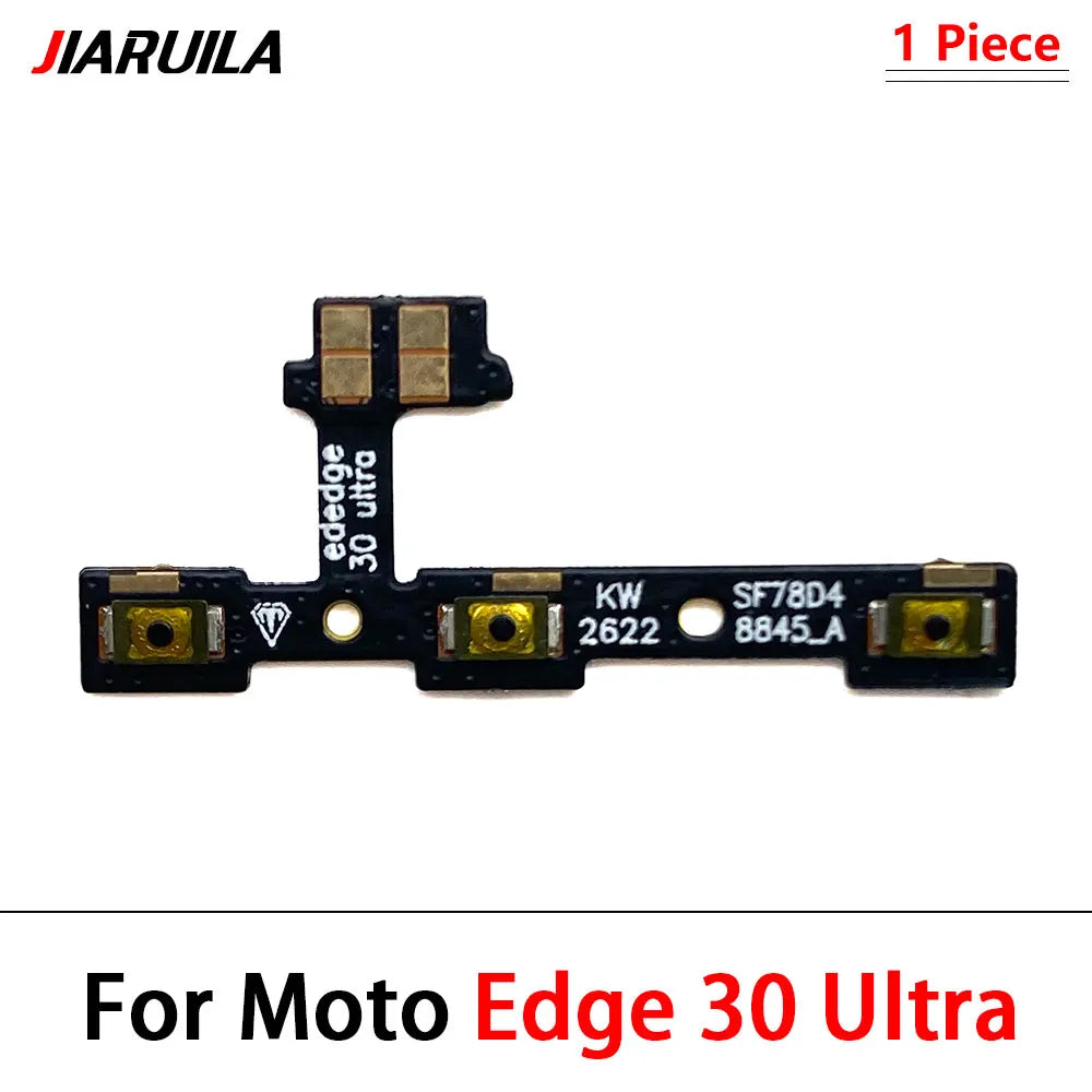 Power On Off Volume Button Flex Cable For Motorola Moto Edge 20 30 40 50 Pro Lite 30 Neo Ultra Fusion Plus Motorola phone repair parts