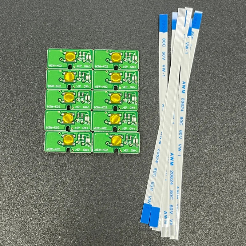 10sets/lot for Sony PS3 4000 CECH 4K Super Slim MSW-K02 W Eject Power on OFF Switch Board with 6pin Ribbon Cable  Game console repair parts