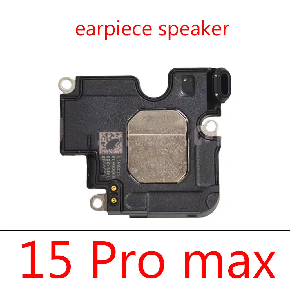 Front Earpiece Flex Cable for iPhone 15  Plus 16 Pro Max Ear Lound Buzzer Sound Speaker Headset fix  Parts iPhone phone repair parts
