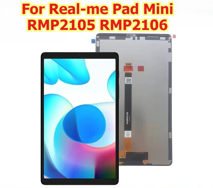 100% tested Tab lcd touch screen display panel for Realme Pad Mini RMP2105 RMP2106 digitizer glass lcd assembly Realme Tablet repair parts