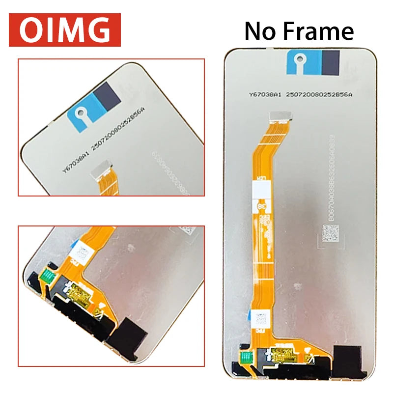 6.67“For Realme C71 LCD Display Screen Panel Digiziter Assembly Replacement For Realme C71 RMX5303 Screen Repair Parts Oppo phone repair parts Realme phone repair parts
