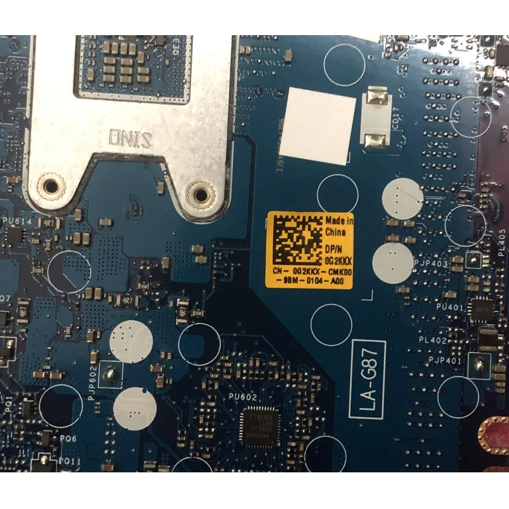 LA-G871P For Dell Latitude 7400 Laptop Motherboard With I5-8265U/8365U I7-8665U DDR4 CN-0G2KKX 0M2JD3 WRHWP 0FHPJ Tested OK Dell laptop repair parts