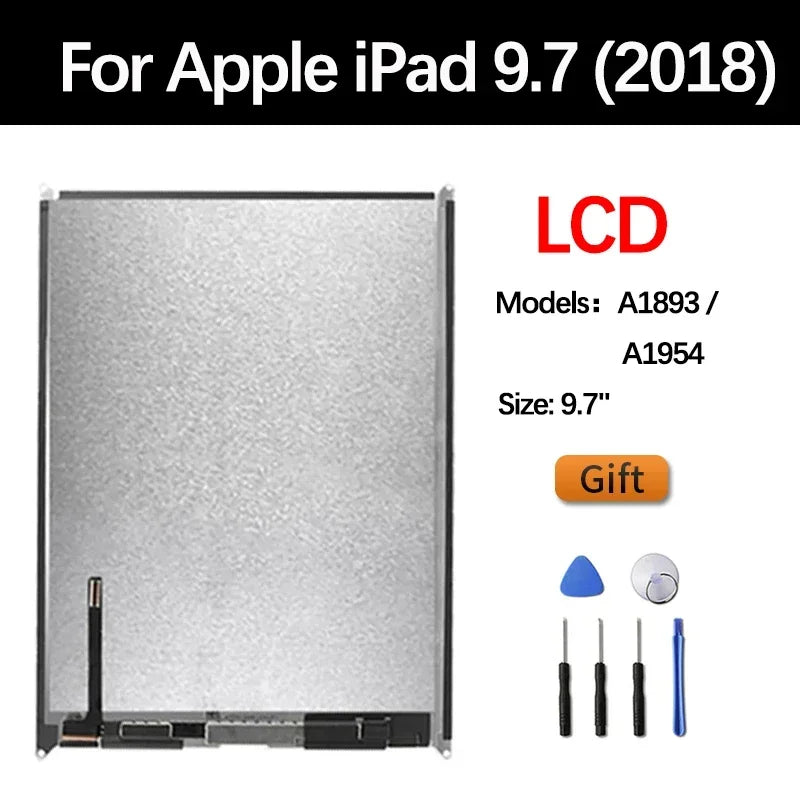 LCD Touch Screen For Apple iPad 6 6th Gen A1954 A1893 iPad 9.7 2018 Assembly Digitizer Front Glass Display Panel Replacement  iPad repair parts