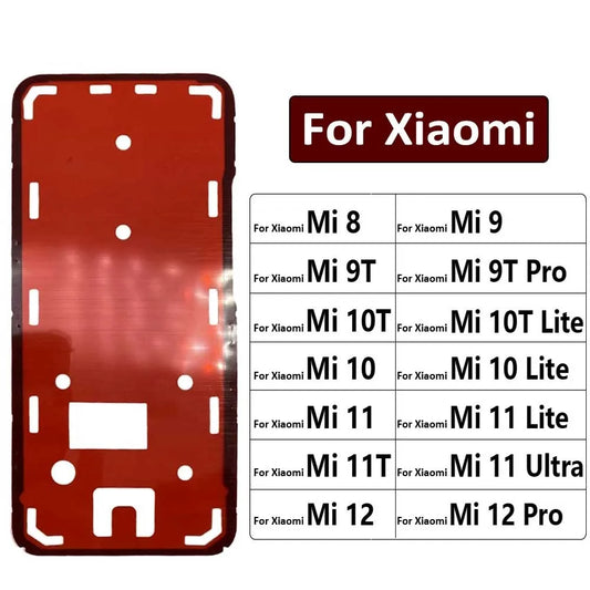 New For Xiaomi Mi 8 9 9T 10 10T 11 11T 12 Pro Lite Note 10 Lite Adhesive Sticker Back Housing Battery Cover Glue Tape  Xiaomi  Xiao mi phone repair parts