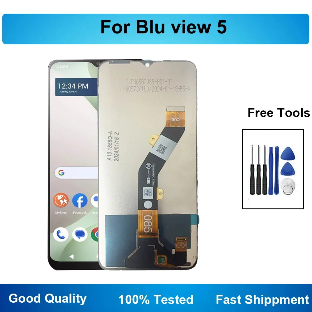 Replace For BLU View 5 LCD Display Touch Screen Digitizer Assembly For Blu B160V Screen Tablet repair parts