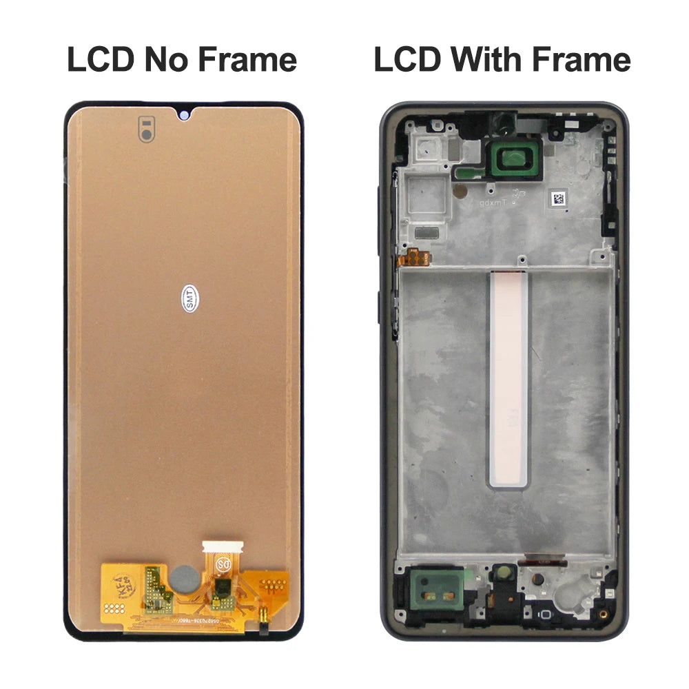 Amoled Screen for Samsung Galaxy A33 5G A336 A336B A336E Lcd Display Digital Touch Screen With Frame for Samsung A33 5G Samsung phone repair parts