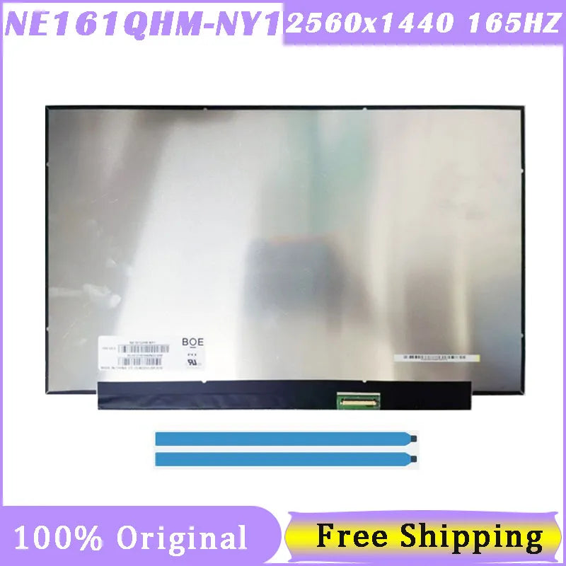16.1 Inch Laptop LCD Screen NE161QHM-NY1 2560*1440 2K QHD 165HZ IPS 100% SRGB 40 PIN EDP NEW