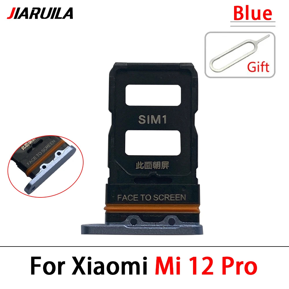 New For Xiaomi Mi 12 12T Pro 12 Lite 12s SIM Card Slot SD Card Tray Holder Adapter Replacement Parts  Xiaomi  Xiao mi phone repair parts