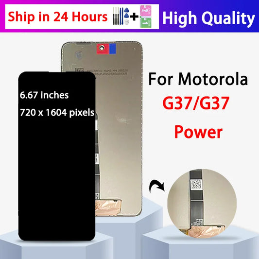 Replacement For Motorola Moto G37 LCD Display Touch Panel Digitizer Assembly For Moto G37 Power LCD Screen Motorola phone repair parts