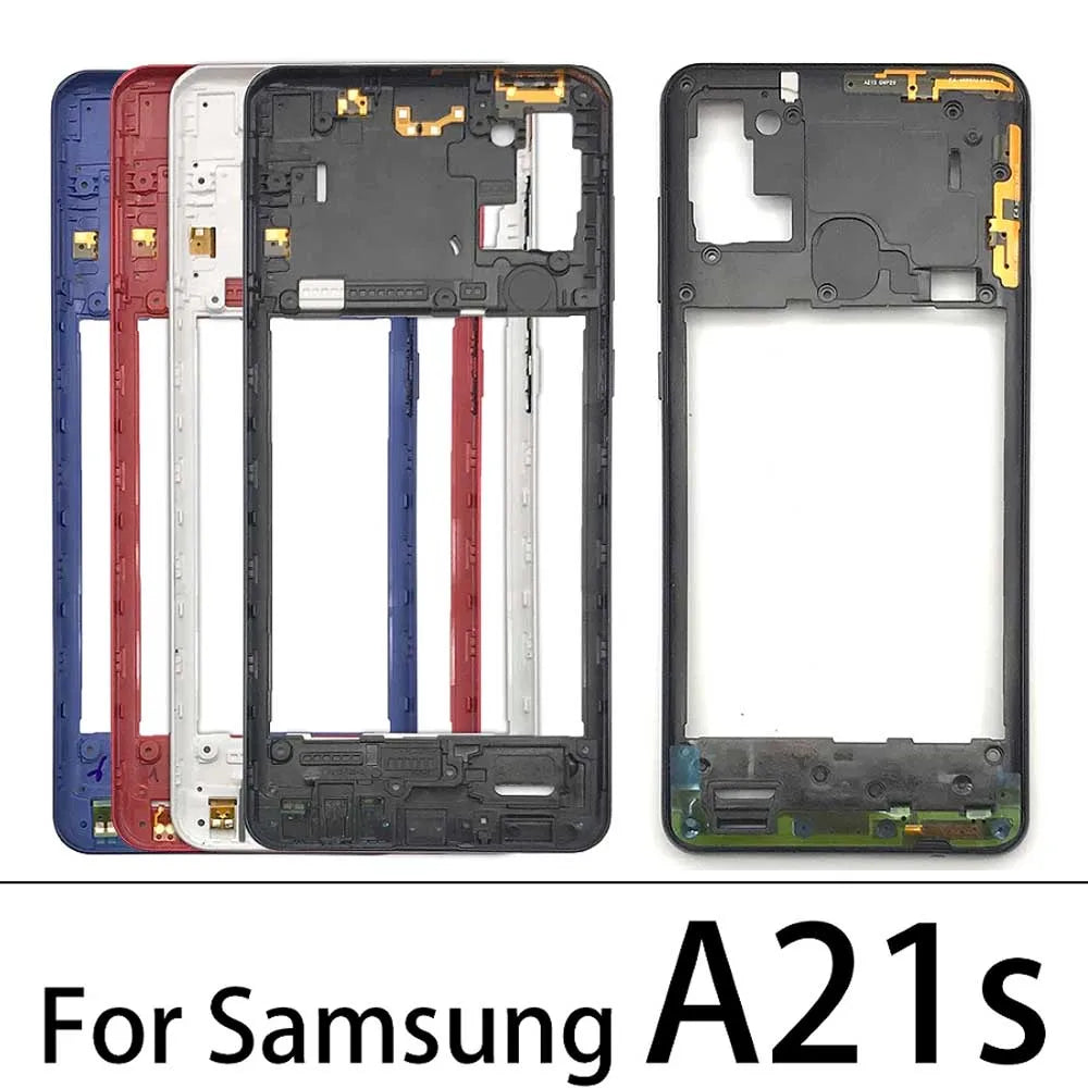 Middle Frame Holder Housing For Samsung A21s A20s A30s A50s A70s Replacement Repair Parts Samsung phone repair parts