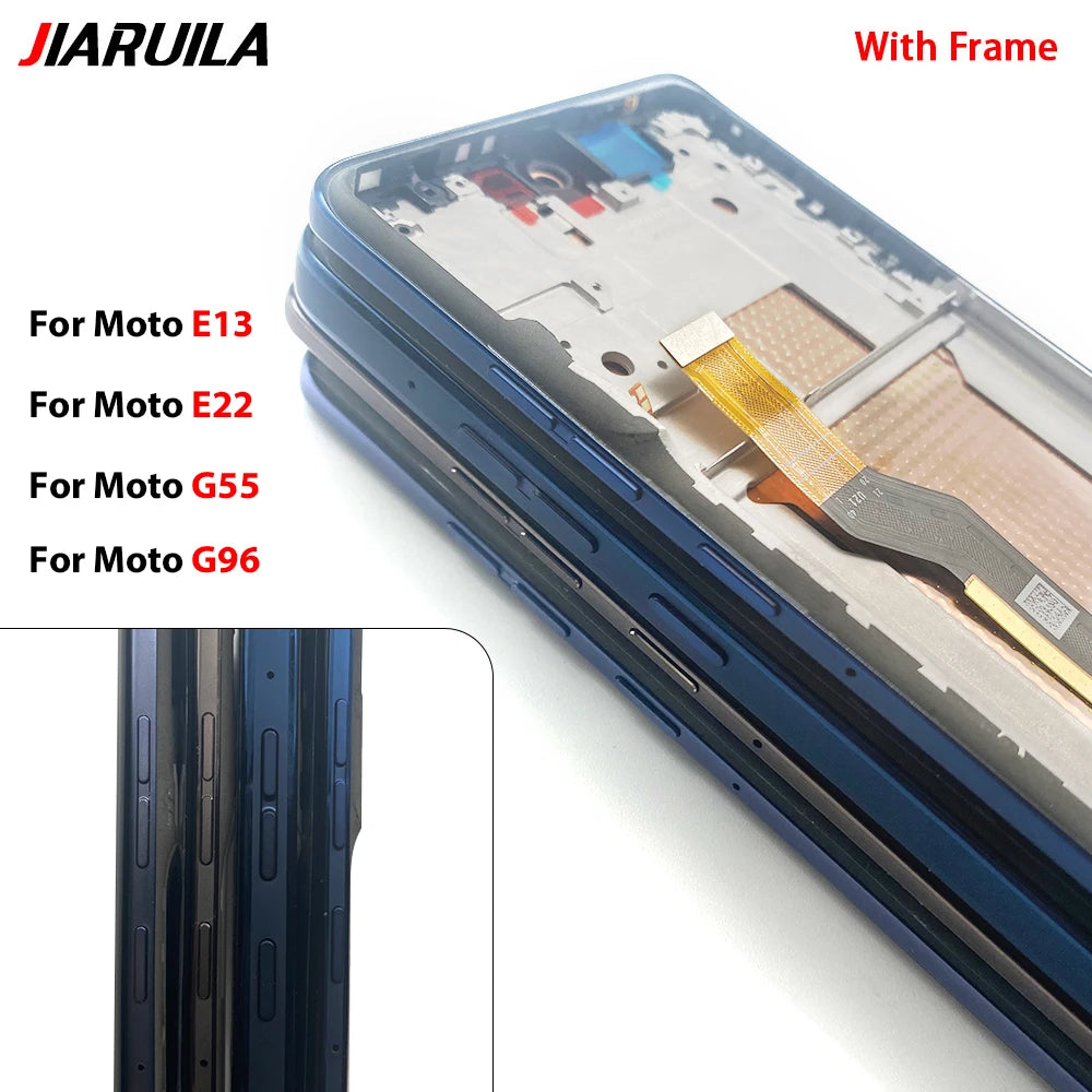 LCD Display Touch Screen Digitizer Assembly For Motorola Moto Edge 60 Pro Fusion Stylus E13 E22 E32 E20 E40 LCD Motorola phone repair parts