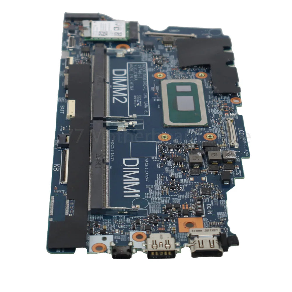 19746-1 Laptop Motherboard For Dell Latitude 3410 3510 With CPU I3-10110U I5-10210U I7-10510U Dell laptop repair parts