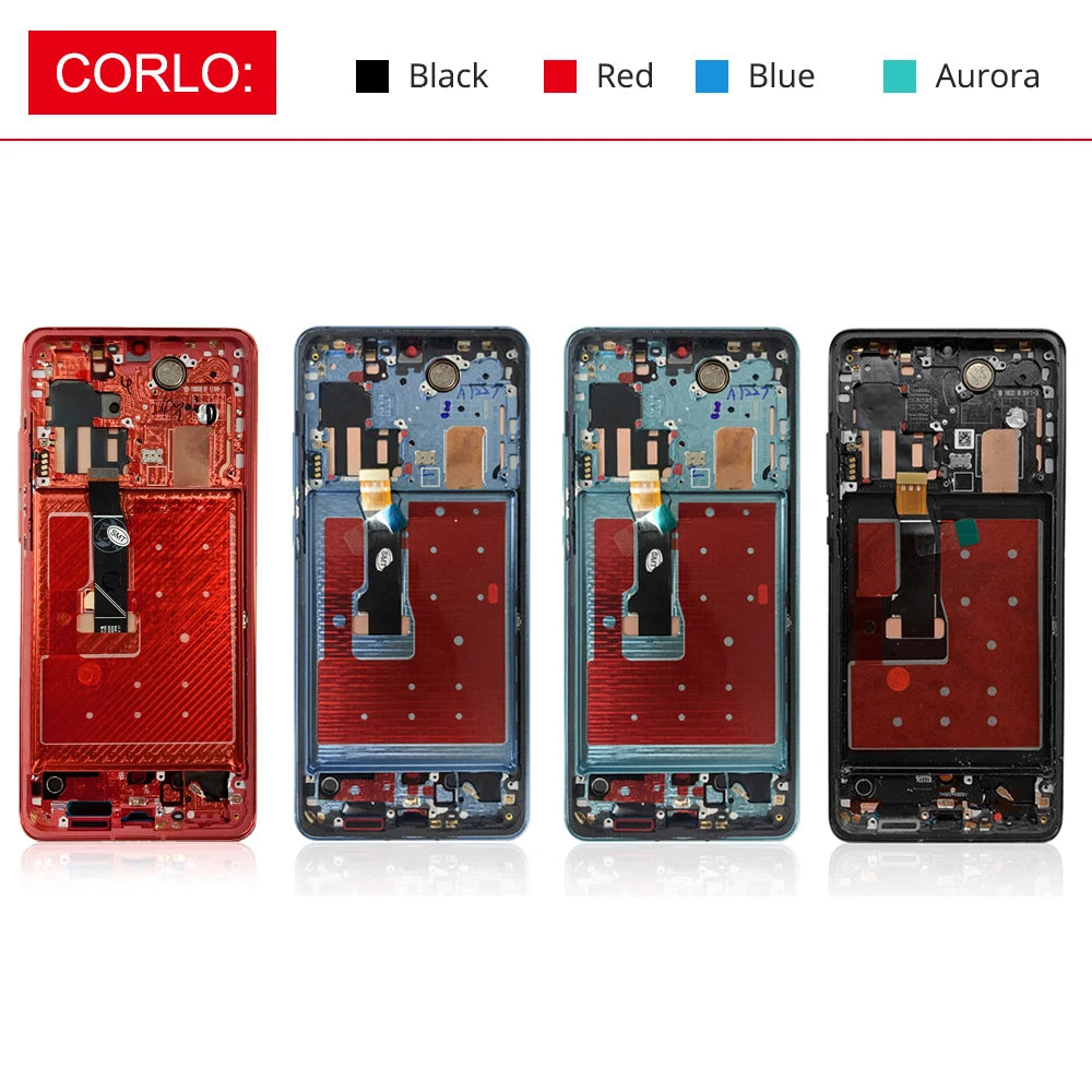 P30 Pro Screen Replacement, for Huawei P30 Pro VOG-L29 VOG-L09 Lcd Display Digital Touch Screen With Frame Assembly HUAWEI phone repair parts