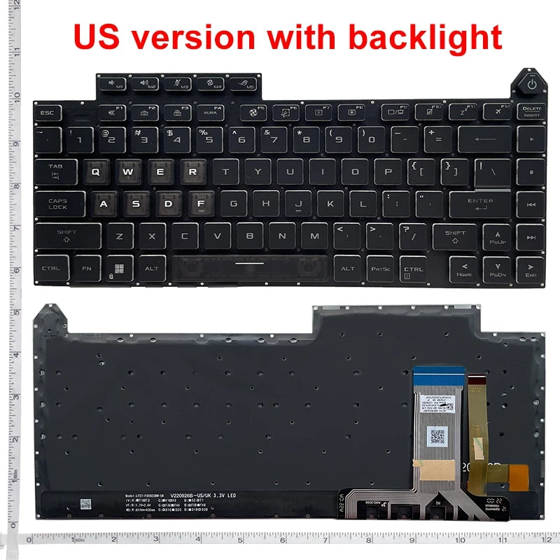US Laptop Keyboard For ASUS ROG Strix G16 7/8 G614 G614J G614JU G614JV G614JI G634 G634J G634JZ G634JY  Asus laptop repair parts