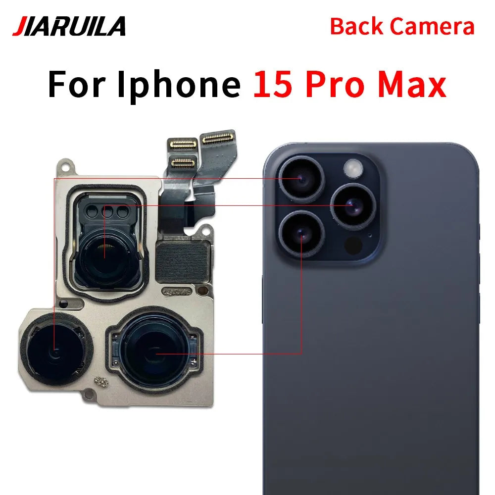 New Rear Big Back Camera Flex Cable For iPhone 11 12 13 14 15 Pro Max Plus Mini Main Camera Replacement Parts iPhone phone repair parts