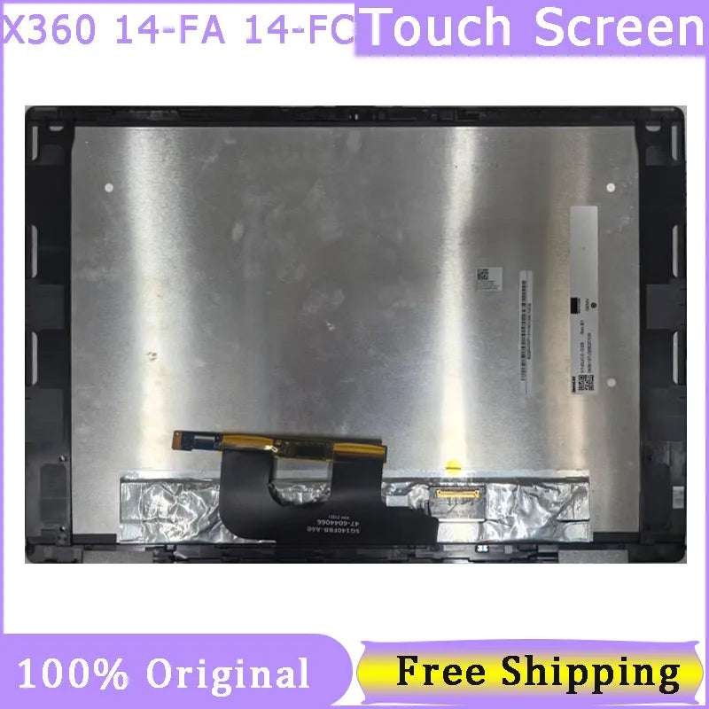 14 Inch Touch Screen For HP Envy X360 2-in-1 14-FA0003 14-FA0002NA 14-FA 14-FC Display Assembly FHD Replacement With Frame HP laptop repair parts