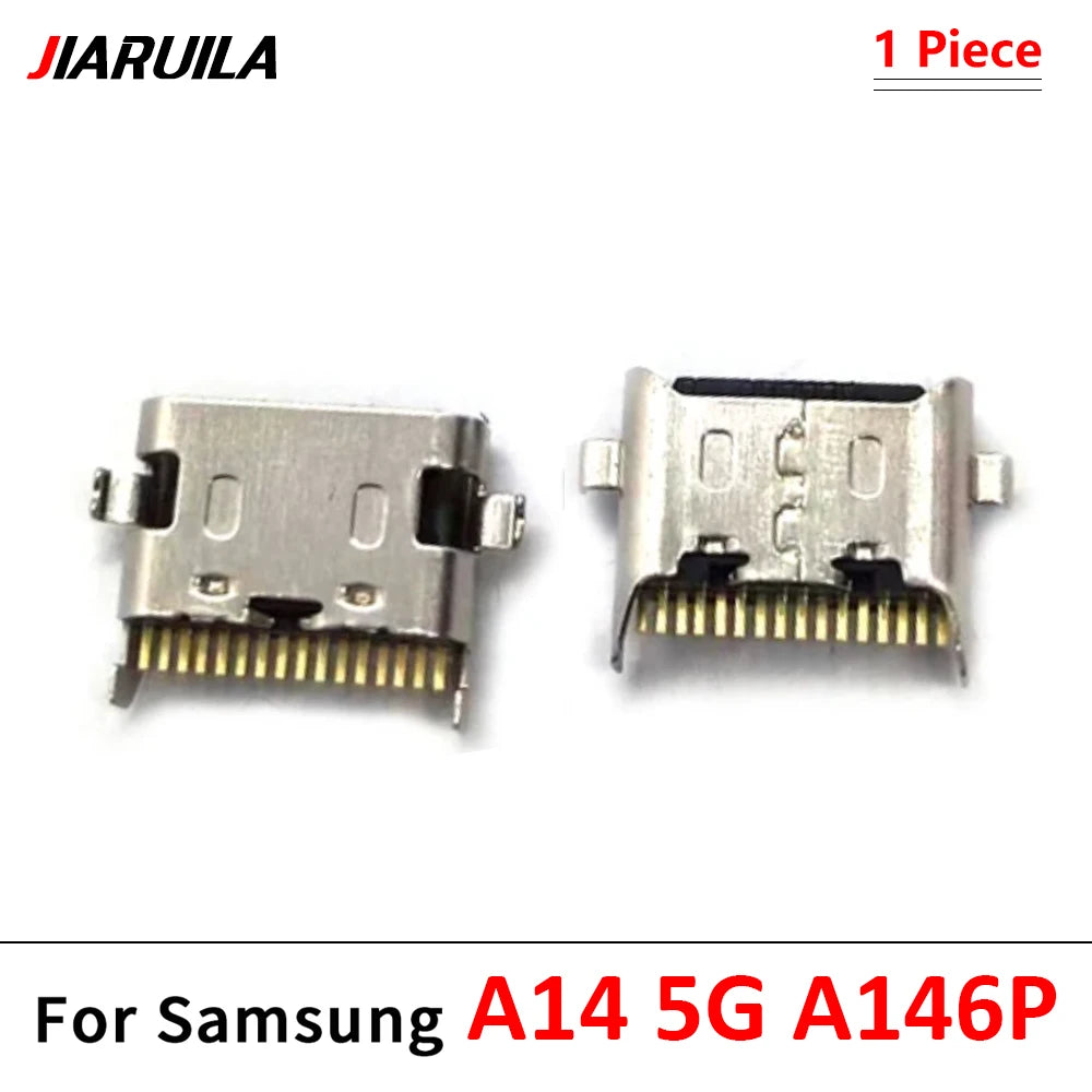 100Pcs,  Micro USB Connector Charging Port Jack Plug For Samsung A14 A04 A04s A04E A24 A34 A54 A05 A05s A13 A23 A33 A53 4G 5G Samsung phone repair parts