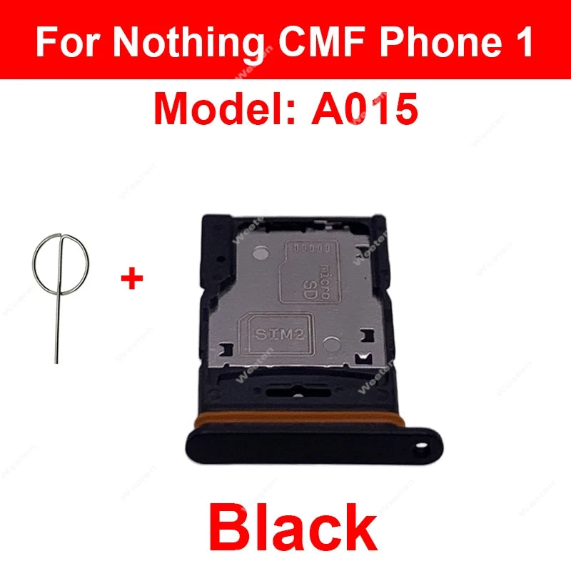 Sim Card Tray Socket Adapter For Nothing Phone 1 2 2A 3A CMF Phone 1 Sim Card Reader Slot Connector Holder Repair Parts  Other Brand phone repair parts