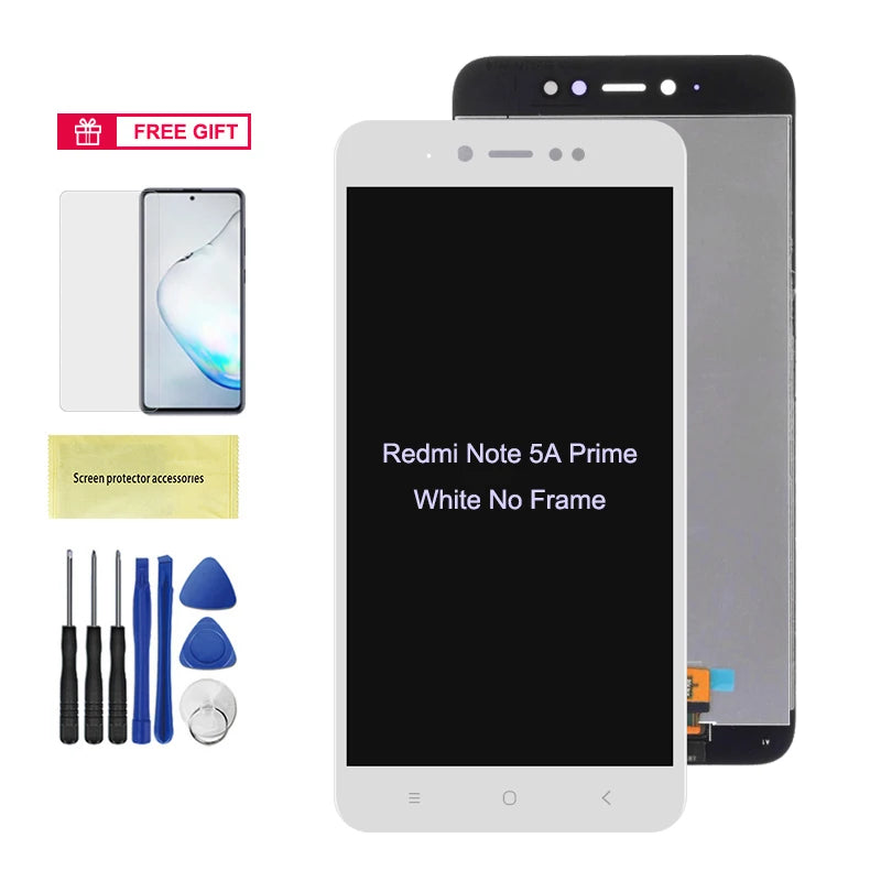 5.5" Display Screen for Xiaomi Redmi Note 5A LCD Display Touch Screen With Frame Replacement for Xiaomi Redmi Note 5A Prime / Y1 Xiaomi phone repair parts