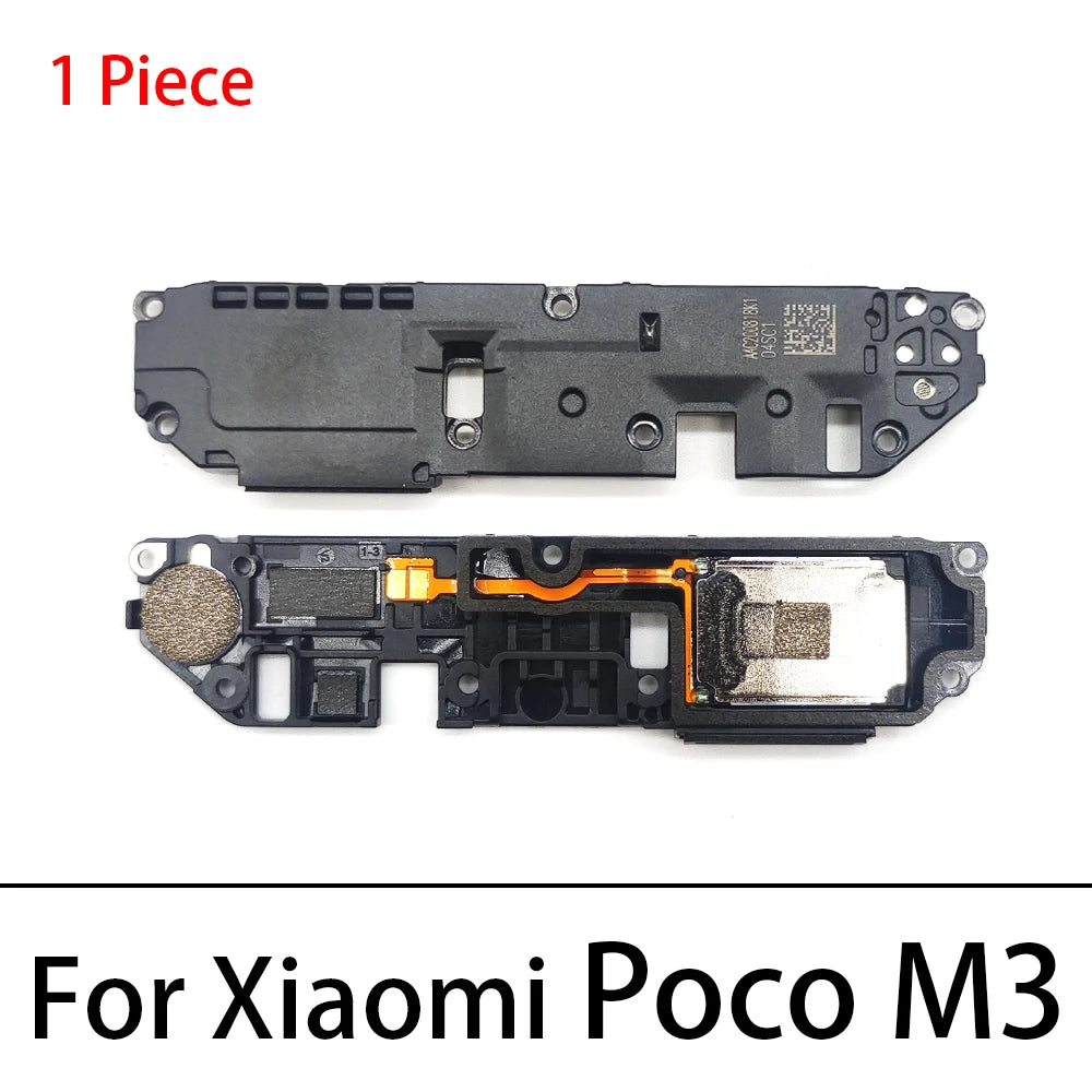 New Loudspeaker bottom Loud Speaker Sound Buzzer Ringer Flex Cable For Xiaomi Poco F2 F3 F4 X3 X4 X5 M3 M4 M5 Pro 4G 5G GT  Xiaomi  Xiao mi phone repair parts