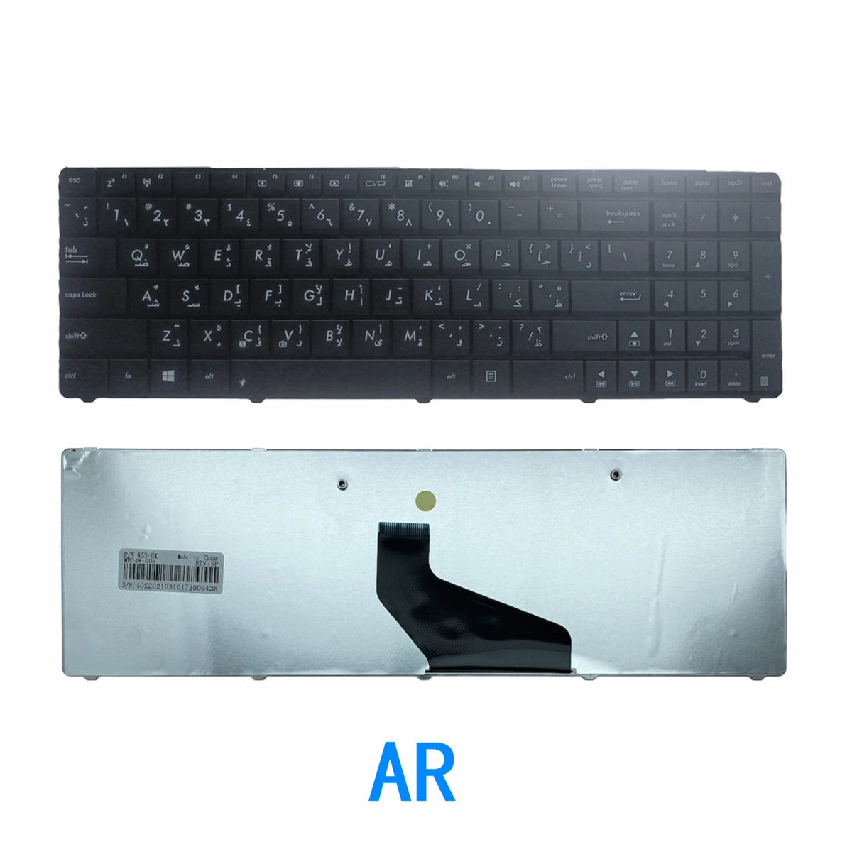 New US Russian Spanish Arab Keyboard For ASUS K53U K53Z K53B K53BR X53BY X53U X73 N73 K73 K73T A53U K53T K53T X53Z X53BR A53U ASUS laptop repair parts
