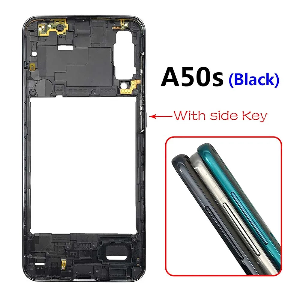 Middle Frame Holder Housing For Samsung A21s A20s A30s A50s A70s Replacement Repair Parts Samsung phone repair parts