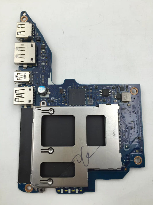 Original HP HP zbook 17 g1 g2 audio board card reader usb small pad VBK10 LS-9371P