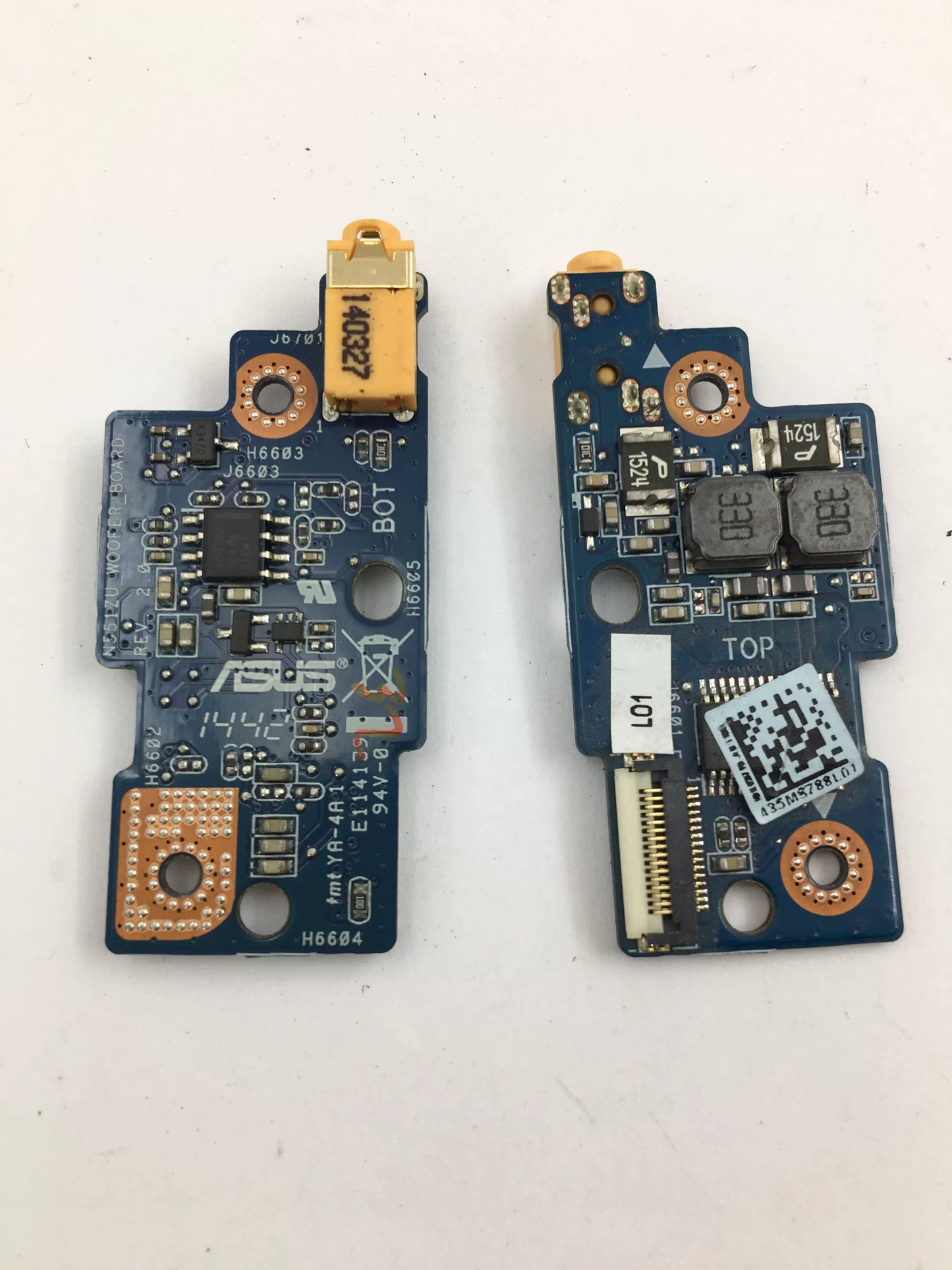ASUS/ASUS N551ZU audio interface cable interface small board