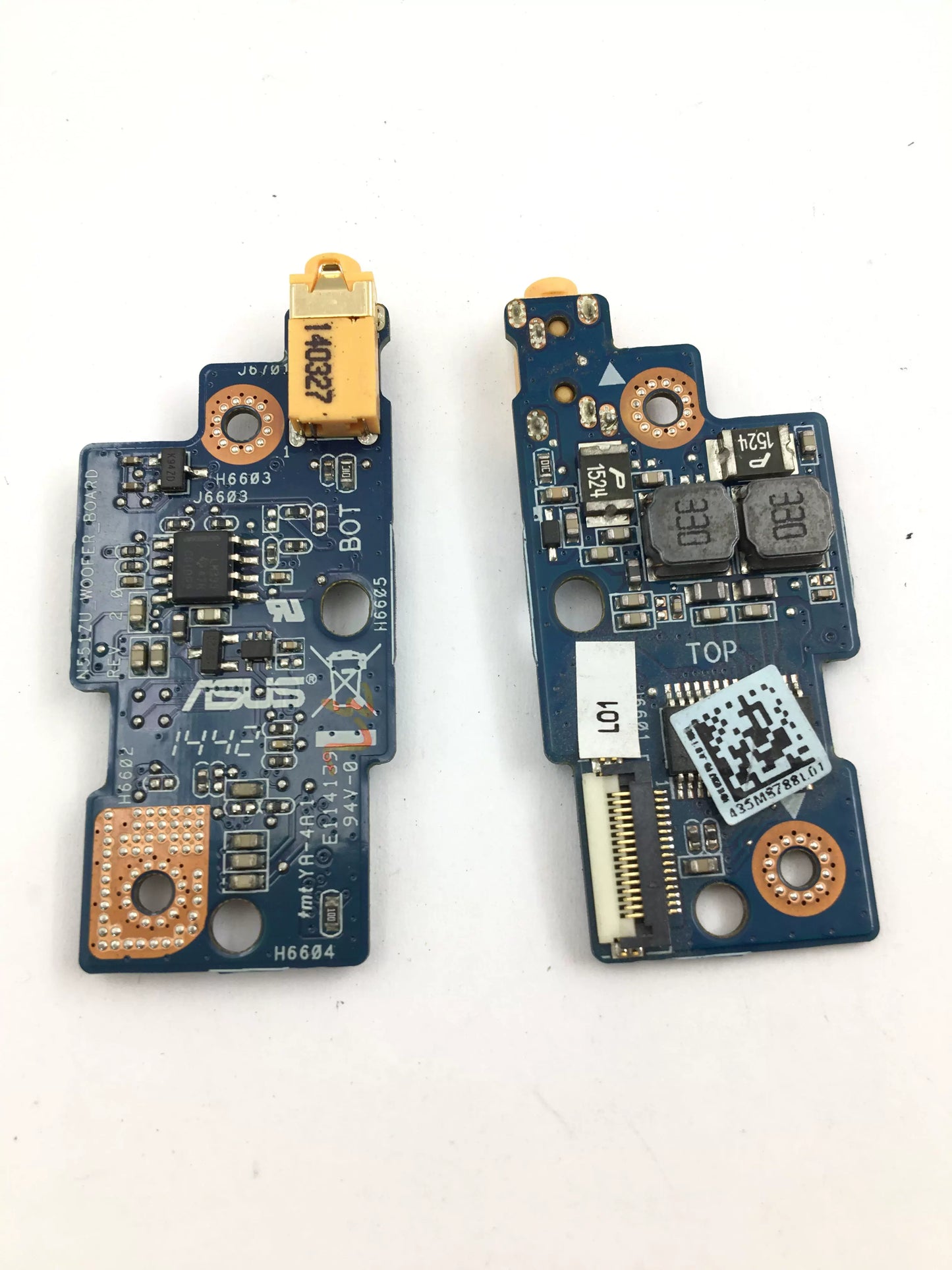 ASUS/ASUS N551ZU audio interface cable interface small board