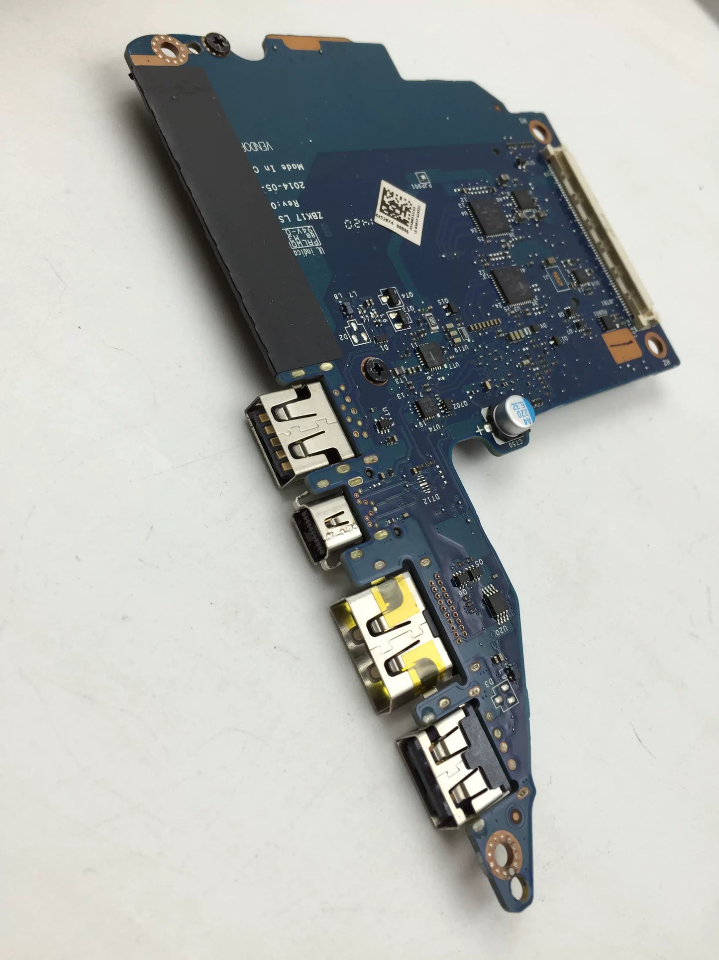 Original HP HP zbook 17 g1 g2 audio board card reader usb small pad VBK10 LS-9371P