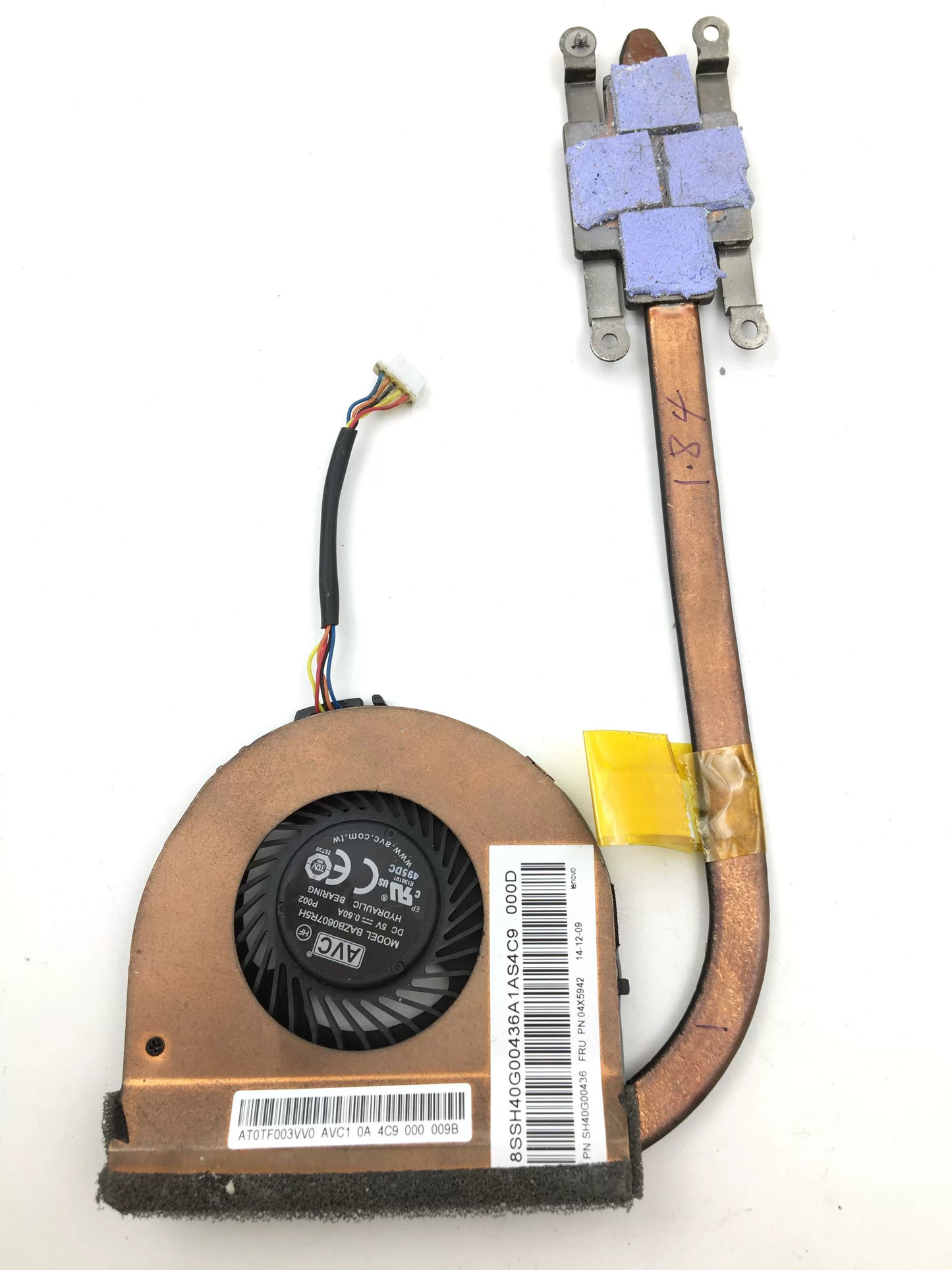 Applicable, original Lenovo ThinkPad T450S AMD integrated radiator fan AT0TF003VV0