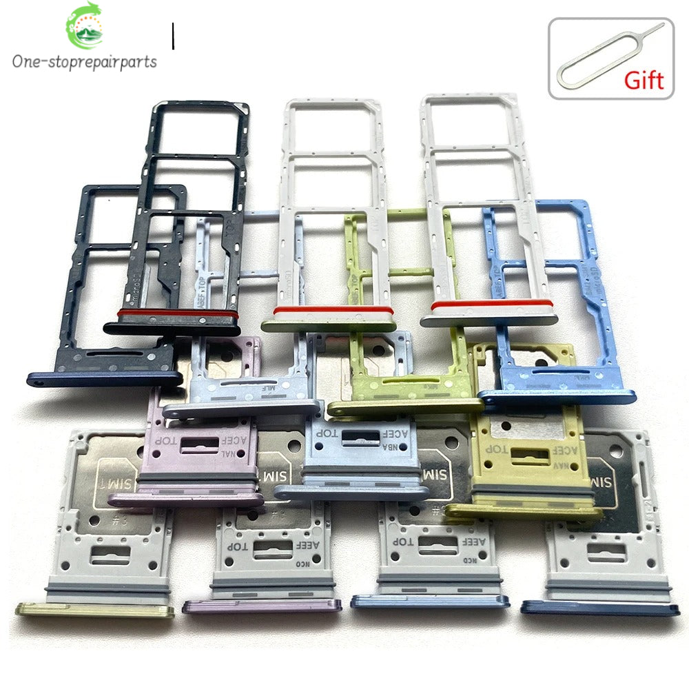 New For Samsung A15 A25 A35 A55 4G 5G SIM Card Slot SD Card Tray Holder Adapter Repair Parts Samsung phone repair parts