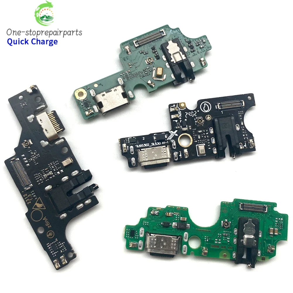 10Pcs, USB Charge Port Jack Dock Connector Charging Board Flex Cable For ZTE Blade V50 V60 V70 Smart Design Vita Max ZTE phone repair parts