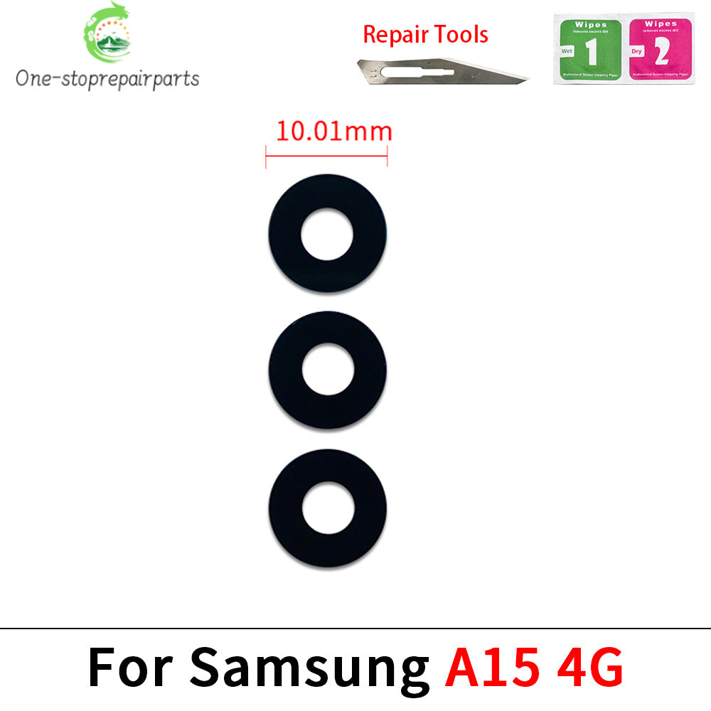 10Pcs, Back Camera Rear Camera Lens Glass With Sticker For Samsung A04 A04s A04e A14 A24 A34 A54 A05 A05s A15 A25 A35 A55 4G 5G