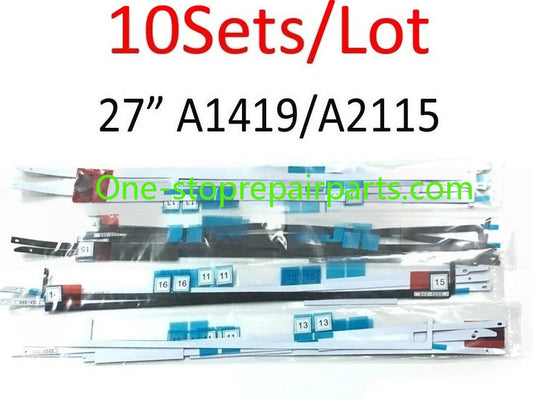 10Sets/Lot NEW A1419 A2115 LCD Display Tape Adhesive Repair kit for iMac 27" Adhesive Strip Glue Foam Sticker 2012-2019 Year iMac repair parts