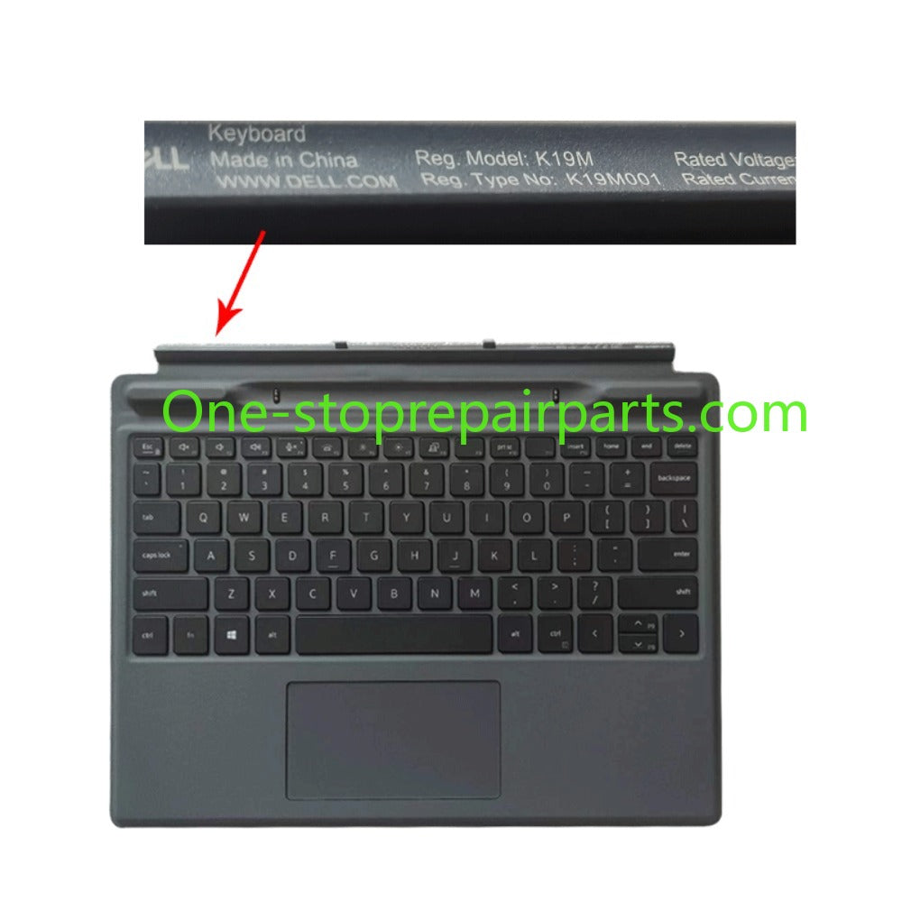 Dell Latitude 7320 Detachable K19M 2-in-1 Magnetic Keyboard K19M001