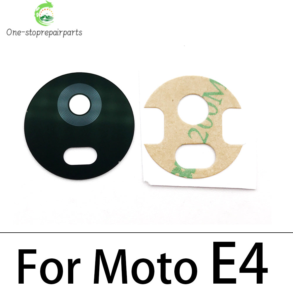 Back Rear Camera Glass Lens For Moto E4 E7 E6 E6s E5 E7i Plus Play Power E20 E30 E40 E22 E32 E13 E22i With Adhesive Motorola phone repair parts