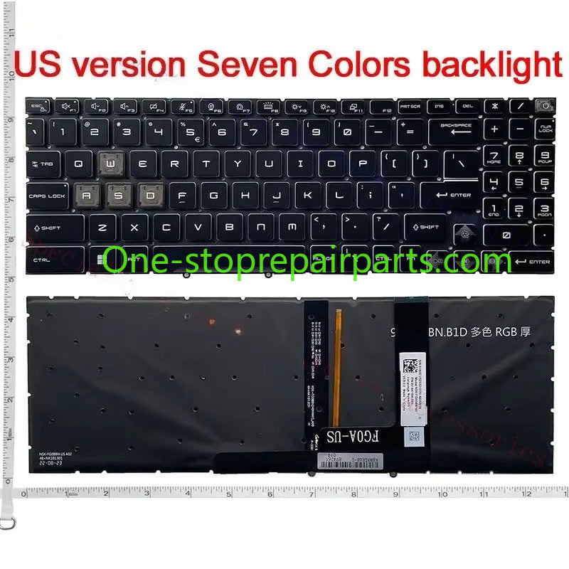 US NEW Laptop Keyboard For MSI VECTOR GP68HX 13V GP68 GE68 GP78 GE78 GE78HX GS77 GT77HX MS-17S1 15H1 15H2 15K1 15HK 1585 1583 MSI laptop repair parts