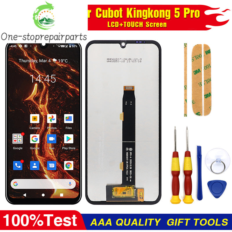 6.088 Inch 100% Quality For Cubot KINGKONG 5 Pro LCD&Touch Screen Digitizer Ddisplay Screen Module Repair Replacement Parts Other Brand Phone repair parts