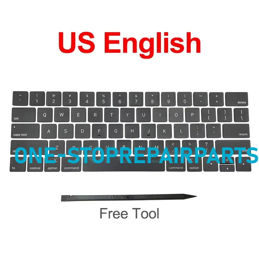 New A1989 A1990 Keyboard keys keycap for Macbook Pro Retina laptop key cap 2018 2019 Year Macbook repair parts