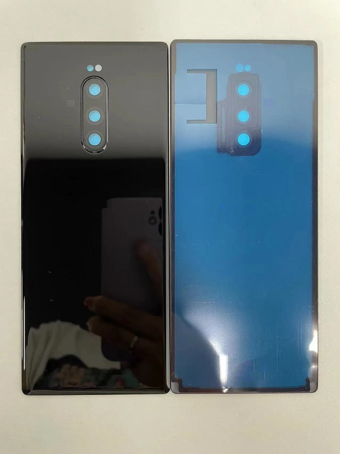 AAA+ Quality Back Case Door Cover For Sony Xperia 1 Battery Back Cover Parts Housing Case With Camera Glass Lens Replacement Sony phone repair parts