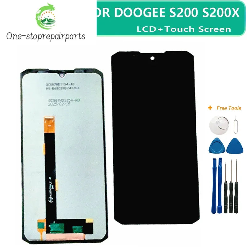 6.72 Inches New Original Replacement Parts For DoogeeS200 S200X S200Max S200Ultra S200 plus Fire6 Max LCD Display +Touch Screen Doogee phone repair parts Other brand Tablet repair parts