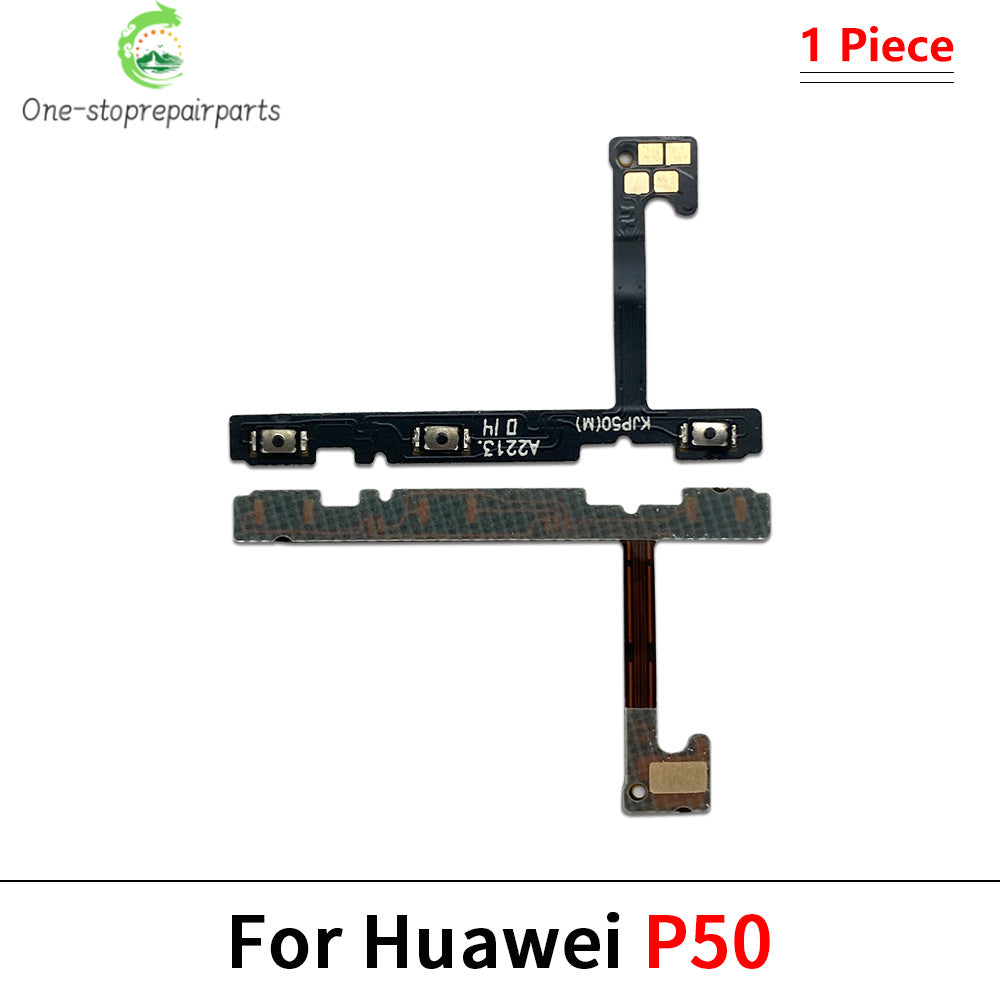 Power Switch On Off Button Volume control Key Button Flex Cable For Huawei P20 P30 P40 P50 P60 Pura 70 Pro Lite P50E Huawei phone repair parts