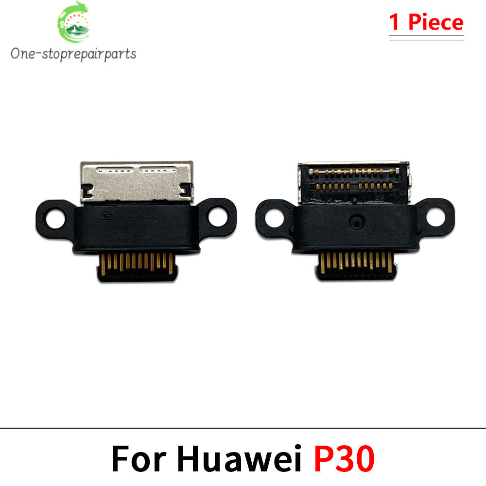 100Pcs, USB Charging Port Connector Charge Jack Socket Plug Dock For Huawei P20 P30 P40 P50 Pro Lite Plus 5G Huawei phone repair parts