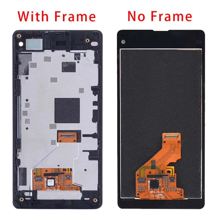 4.3" lcd For SONY Xperia Z1 Mini Z1 Compact D5503 LCD Display Touch Screen With Frame Digitizer Panel Assembly Replacement Parts Sony phone repair parts