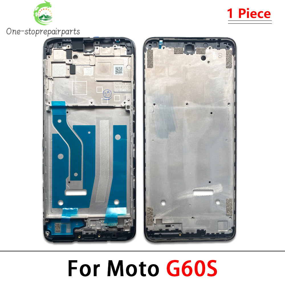 New For Motorola Moto G10 G20 G30 G50 G60 G60S G100 G200 Housing Middle Frame Bezel Plate Cover Motorola phone repair parts
