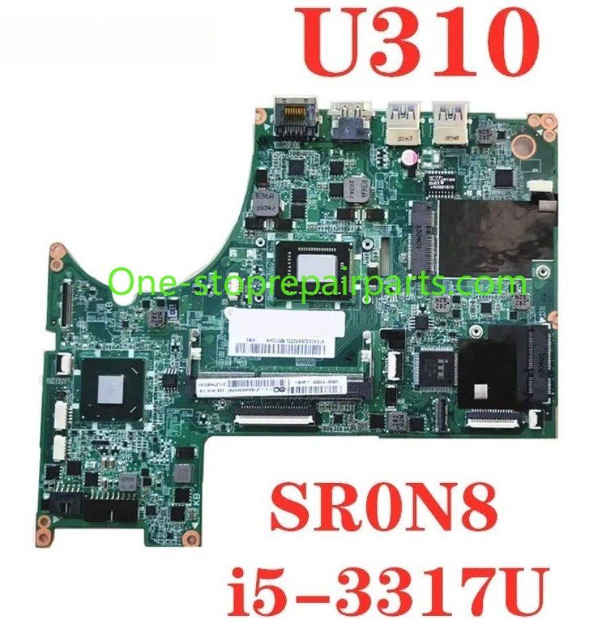 DA0LZ7MB8E0 Motherboard For lenovo ideaPad U310 Laptop Motherboard 90000280 With I3 I5 I7 CPU DDR3 100% test work  Lenovo laptop repair parts