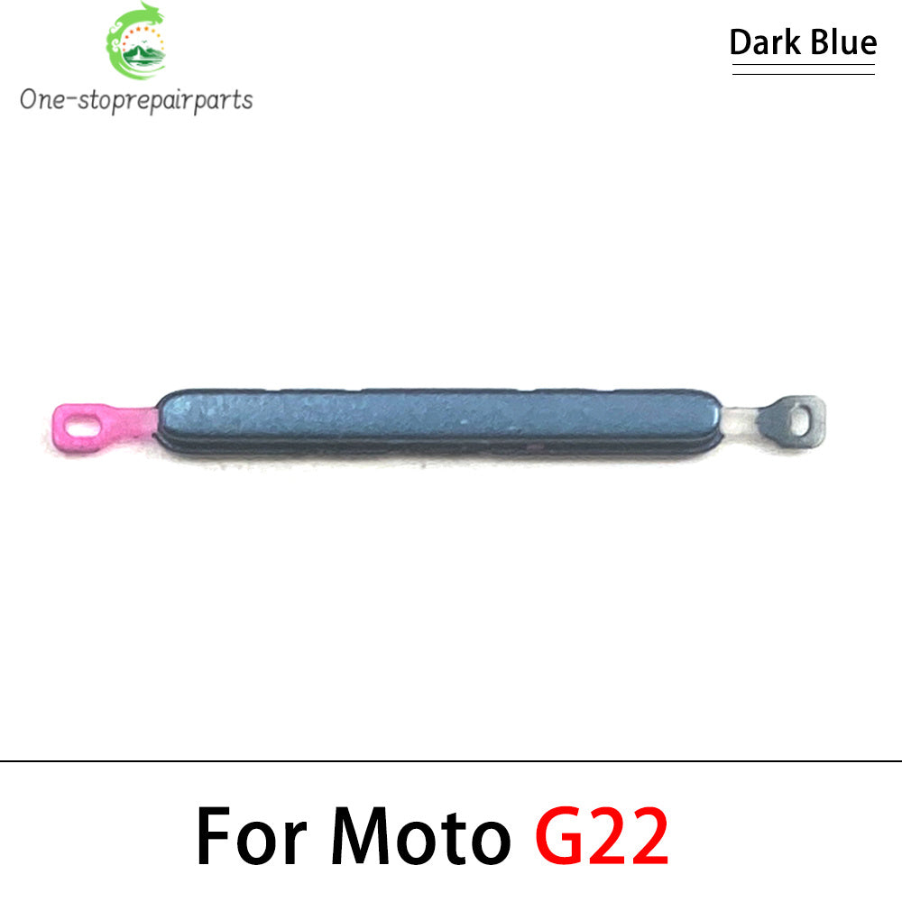 10Pcs/Lot, New For Motorola Moto G22 G32 G52 G62 G72 G82 5G Power Volume Side Button Key Replacement Parts Motorola phone repair parts