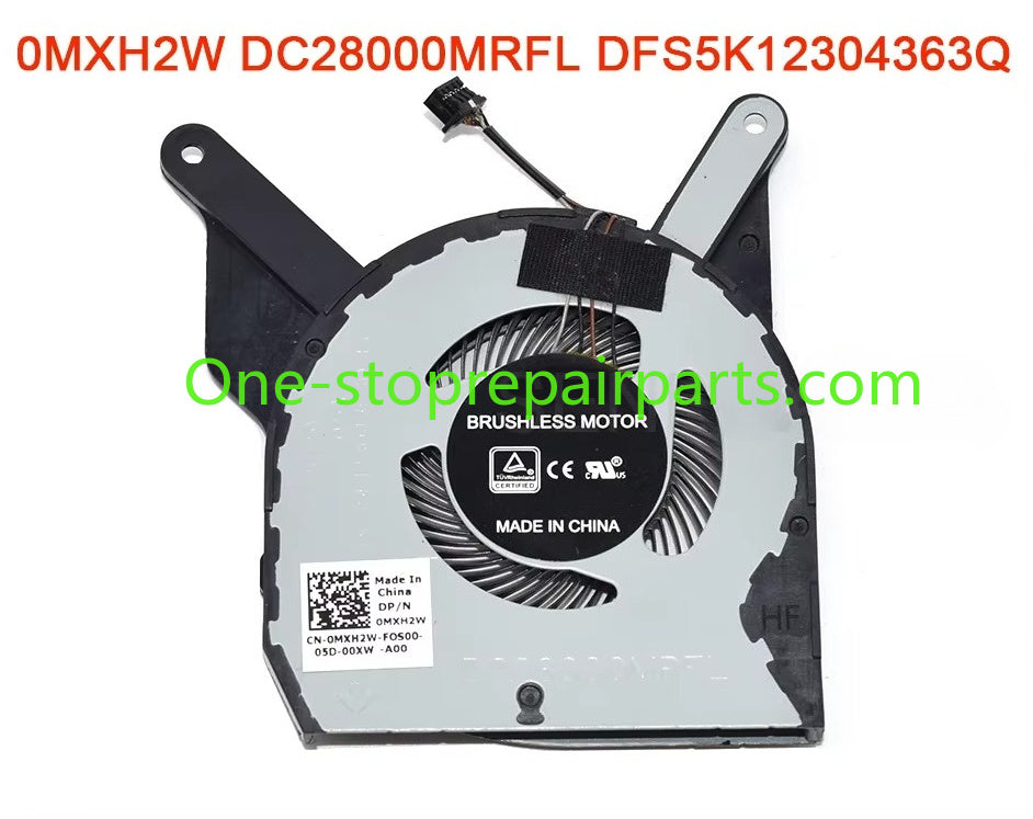 0MXH2W MXH2W EG50050S1-CF00-S9A DC28000MRFL DFS5K12304363Q DC5V 0.50A For Dell Latitude 5400 Laptop CPU Cooling Fan NEW Dell laptop repair parts