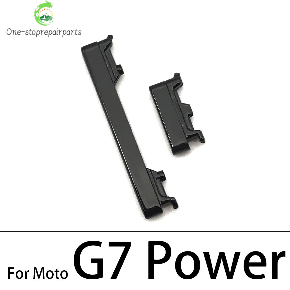 New Side Volume Button Power ON / OFF Buttton Key Set For Motorola Moto G9 G8 G7 Play Plus Power Lite Replacement Parts Motorola phone repair parts